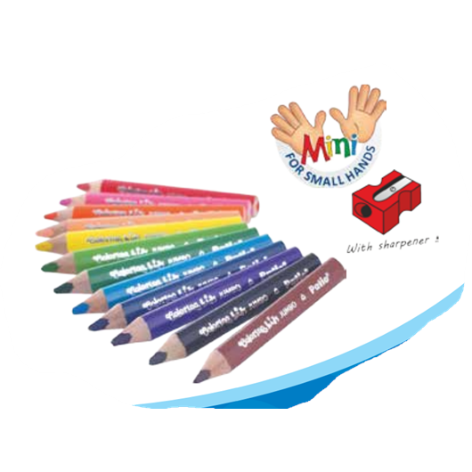 Coloured crayons 10 pcs